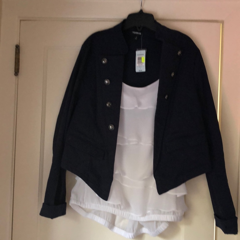 Navy military jacket